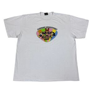 Mega Yacht Power Puff Girls Shine Bright LV Logo Shirt Men's XL